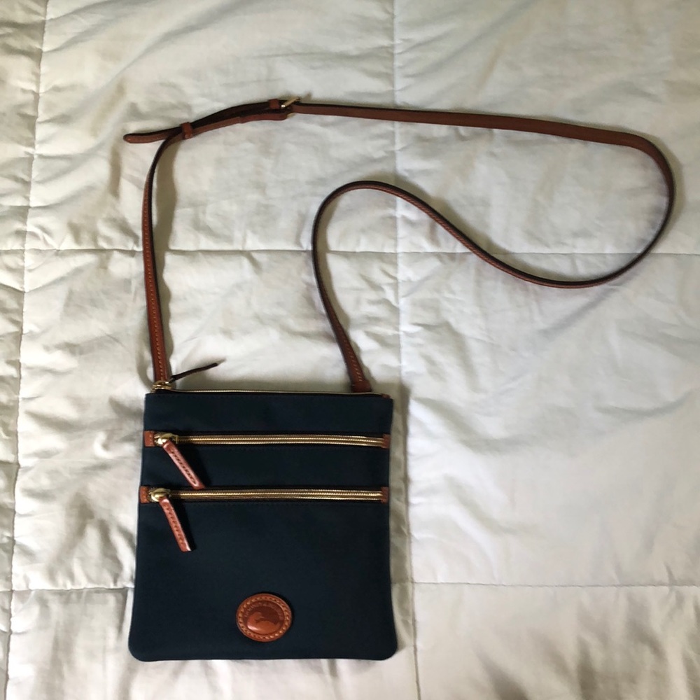 Navy blue Dooney and Bourke crossbody bag